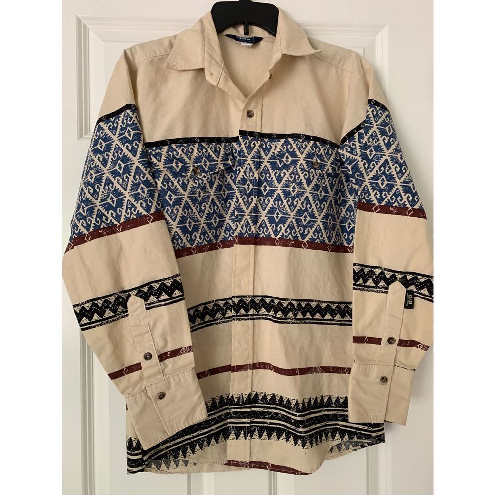 Brooks & Dunn Mens Long Sleeve Button Up Shirt size 15